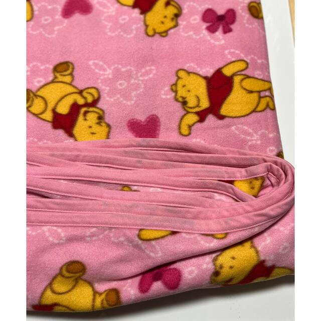 Disney(ディズニー)のプーさん　毛布　ピンク　150×200cm   ディズニー インテリア/住まい/日用品の寝具(毛布)の商品写真