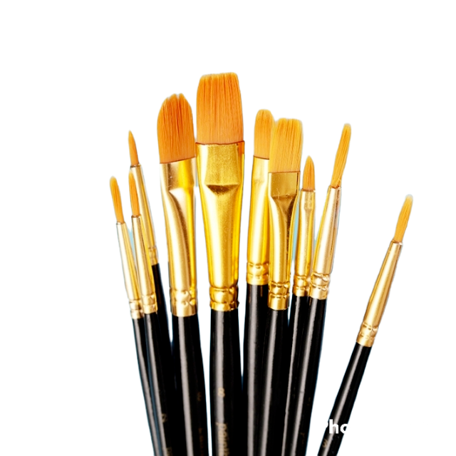 ペイントブラシ 10本セット 水筆 アート2 絵具筆 絵の具 絵画 画材筆 通販 ペイントブラシ 10本セット 水筆 絵具筆 絵の具 絵画 画材筆 アートp