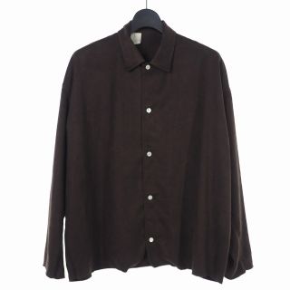 エヌハリウッド(N.HOOLYWOOD)のミスターハリウッド N.HOOLYWOOD 20AW シャツ 長袖 36 茶(シャツ)