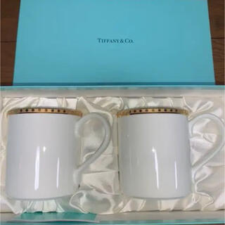 ティファニー(Tiffany & Co.)のティファニー ゴールドバンド ペアマグカップ(グラス/カップ)