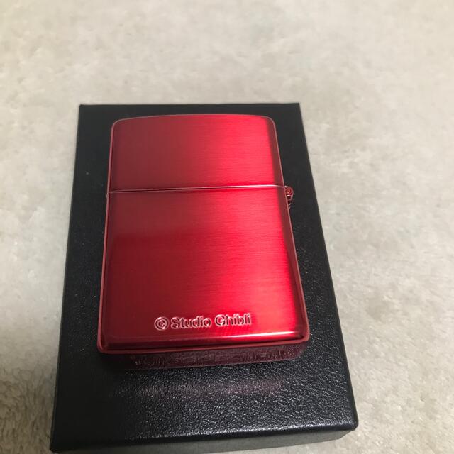 ZIPPO(ジッポー)の未使用　ZIPPO 紅の豚 ポルコ 赤 ジッポ レッド メンズのファッション小物(タバコグッズ)の商品写真