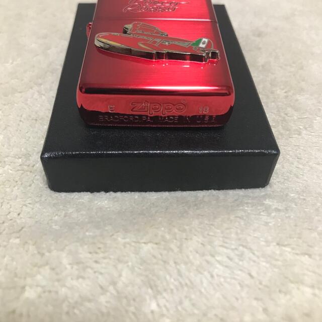 ZIPPO(ジッポー)の未使用　ZIPPO 紅の豚 ポルコ 赤 ジッポ レッド メンズのファッション小物(タバコグッズ)の商品写真