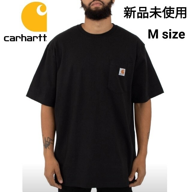 carhartt(カーハート)の新品未使用 カーハート ポケット 半袖 Tシャツ ブラック K87 BLK M メンズのトップス(Tシャツ/カットソー(半袖/袖なし))の商品写真