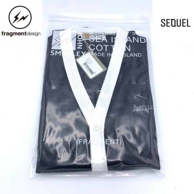 FRAGMENT JOHN SMEDLEY Vネックカーディガン FRAGMENT JOHN SMEDLEY Vネックカーディガン
