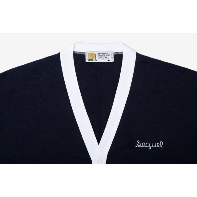 FRAGMENT JOHN SMEDLEY Vネックカーディガン FRAGMENT JOHN SMEDLEY Vネックカーディガン