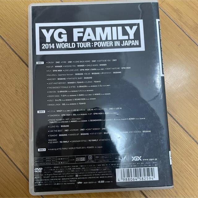 YG FAMILY 2014 WORLD TOUR:POWER IN JAPAN