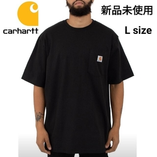 カーハート(carhartt)の新品未使用 カーハート ポケット 半袖 Tシャツ ブラック K87 BLK L(Tシャツ/カットソー(半袖/袖なし))