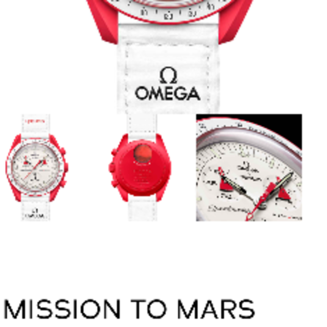 OMEGA × Swatch Mars オメガ スウォッチ