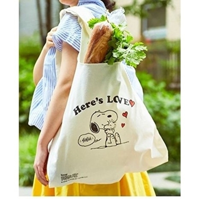 SNOOPY ❰未開封❱ ゼクシィ付録❤️スヌーピー でかマルシェバッグ????の通販 by パオパオ's shop｜スヌーピーならラクマ