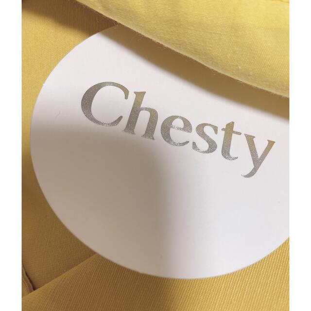 Chesty(チェスティ)の【新品タグあり】chesty チェスティ  フレアスカート　イエロー レディースのスカート(ひざ丈スカート)の商品写真