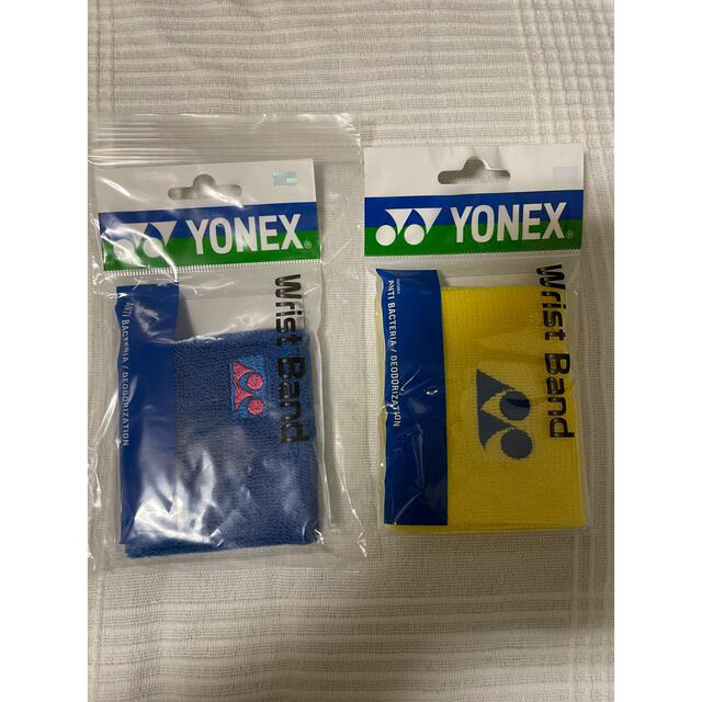 YONEX(ヨネックス)のヨネックス　リストバンド　セット　新品・未使用品 メンズのアクセサリー(バングル/リストバンド)の商品写真