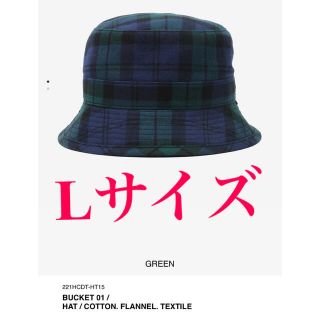 ダブルタップス(W)taps)のWTAPS 22SS BUCKET HAT 01 FLANNEL CHECK L(ハット)