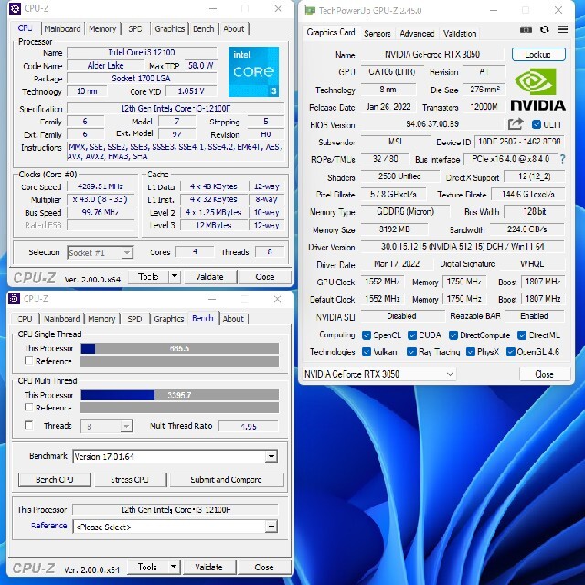 Microsoft(マイクロソフト)の新品 ゲーミングPC i3 12100F RTX3050 M.2 SSD スマホ/家電/カメラのPC/タブレット(デスクトップ型PC)の商品写真