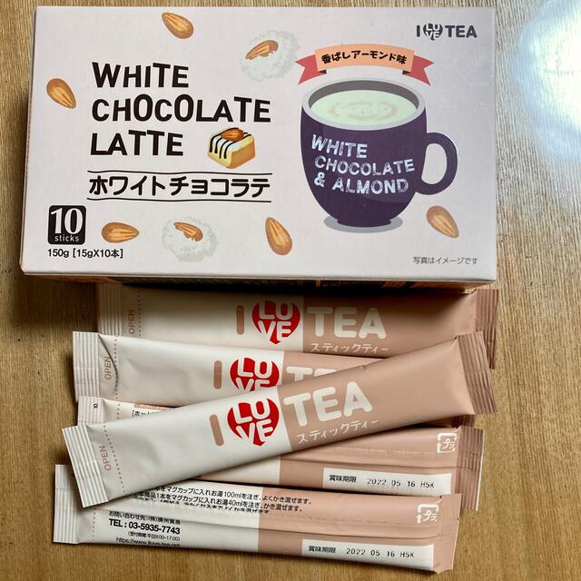 ホワイトチョコレートラテ　スティックティー 食品/飲料/酒の飲料(茶)の商品写真