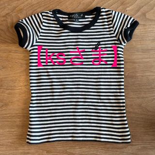 アニエスベー(agnes b.)のアニエスベー　ボーダーカットソー　サイズ100(Tシャツ/カットソー)