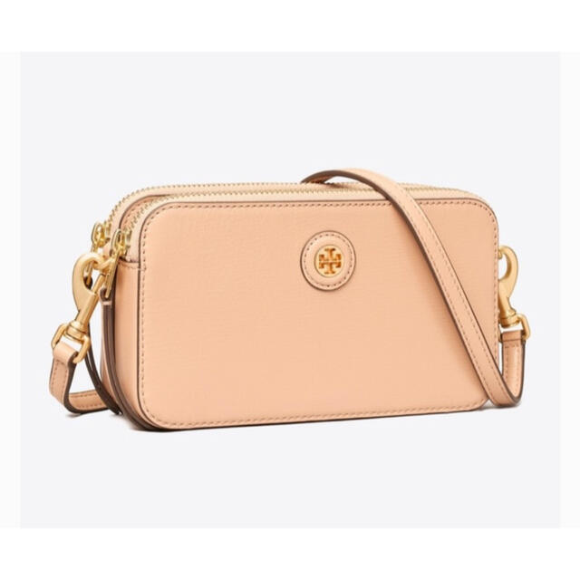 TORY BURCH 2WAY ショルダーバッグ デボンサンド ベージュ レザー