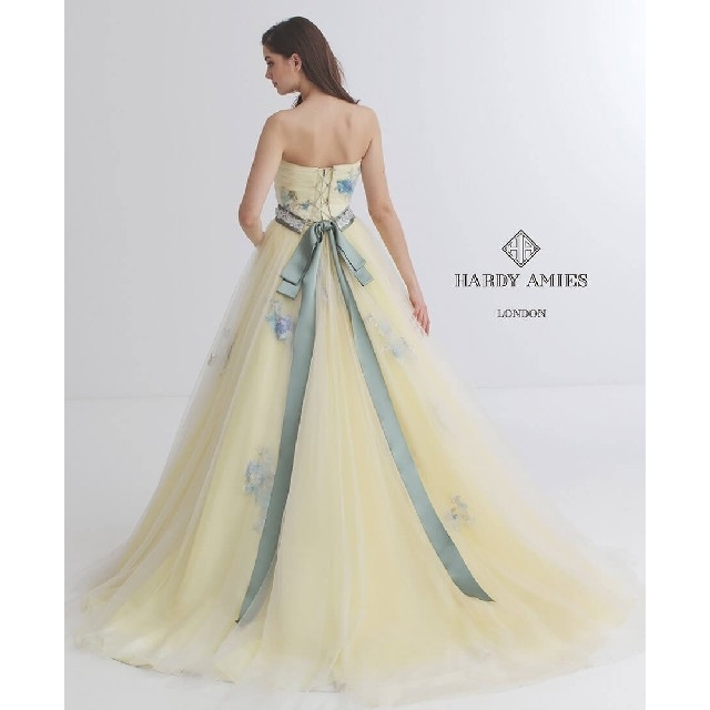 HARDY AMIES(ハーディエイミス)のいちごSHOPさん専用　カラードレス　ハーディーエイミス　結婚式 レディースのフォーマル/ドレス(ウェディングドレス)の商品写真