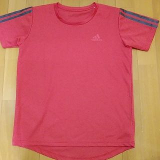 アディダス(adidas)のadidas☆アディダス半袖Tシャツ/赤/150㎝(Tシャツ/カットソー)