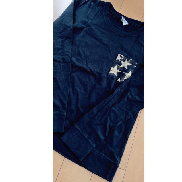 X-girl(エックスガール)のエックスガール　Tシャツ　黒 レディースのトップス(Tシャツ(半袖/袖なし))の商品写真