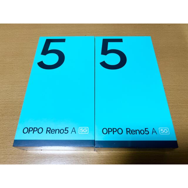 OPPO Reno5 A 5G アイスブルー 2台 ワイモバイル 新品 未開封