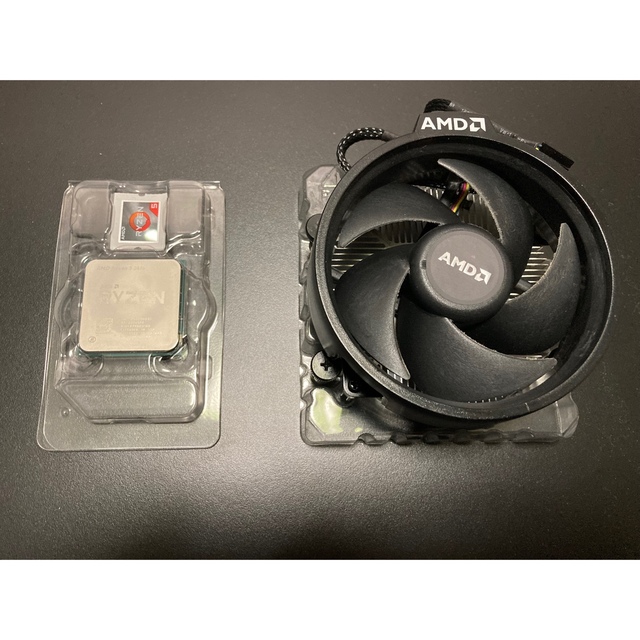 AMD  Ryzen5 3600とprime b450m-k、純正CPUクーラー