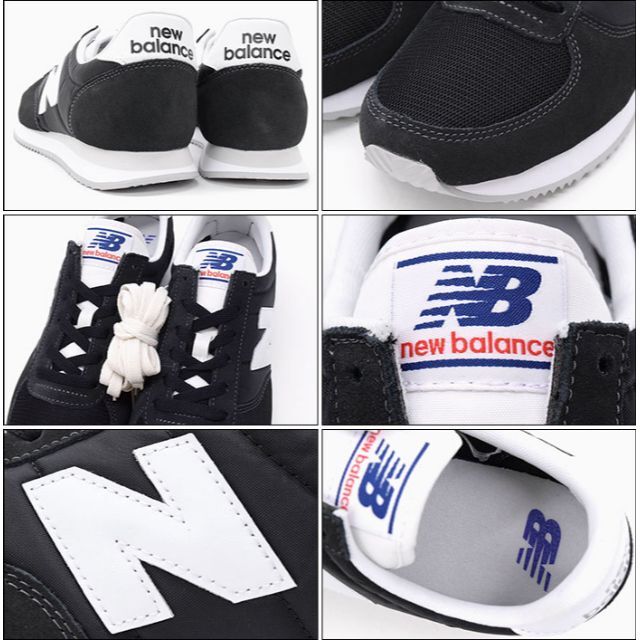 New Balance(ニューバランス)の完売しました。。。。。✨25.5✨綺麗めコーデ必見✨ニューバランス U220BK レディースの靴/シューズ(スニーカー)の商品写真