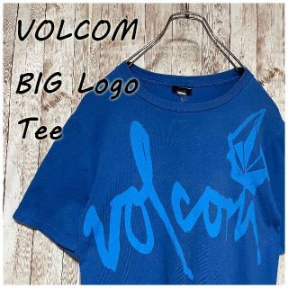 ボルコム(volcom)のVOLCOM ボルコム ビッグロゴ Tシャツ ブルー ユニセックス(Tシャツ/カットソー(半袖/袖なし))