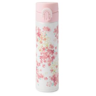 アフタヌーンティー(AfternoonTea)の桜✖︎AfternoonTea 桜柄スリムワンタッチボトル400ml ホワイト(カトラリー/箸)