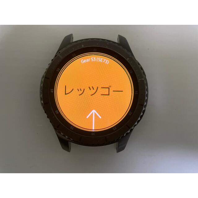 Galaxy(ギャラクシー)の【krさん専用】Galaxy Gear S3 frontier オマケバンド付 スマホ/家電/カメラのスマートフォン/携帯電話(その他)の商品写真