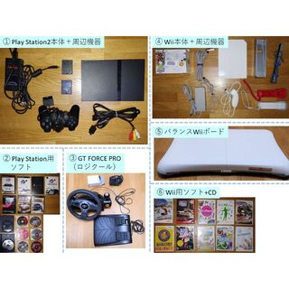 PlayStation２/Wii/GT FORCE PRO/ソフト/3万円相当！(家庭用ゲーム機本体)