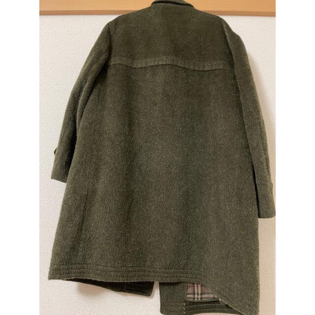 【レア】グリーンロングコート 芝生　 メンズのジャケット/アウター(チェスターコート)の商品写真