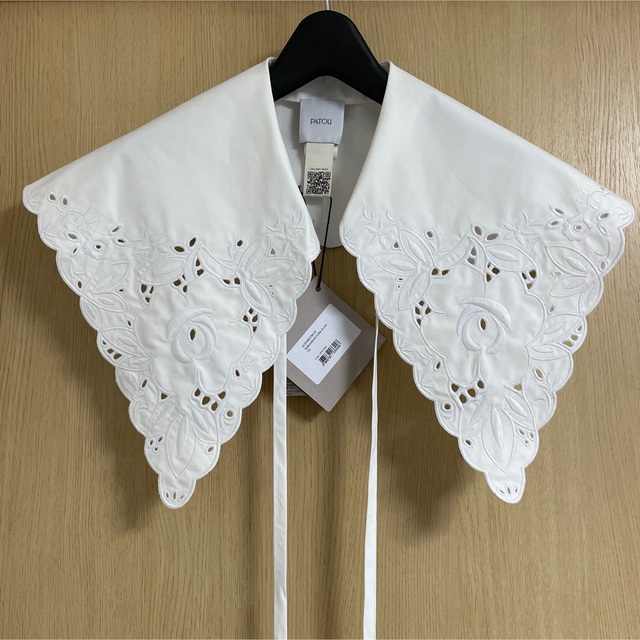 PATOU 付け襟 刺繍入りポプリンカラー - www.husnususlu.com