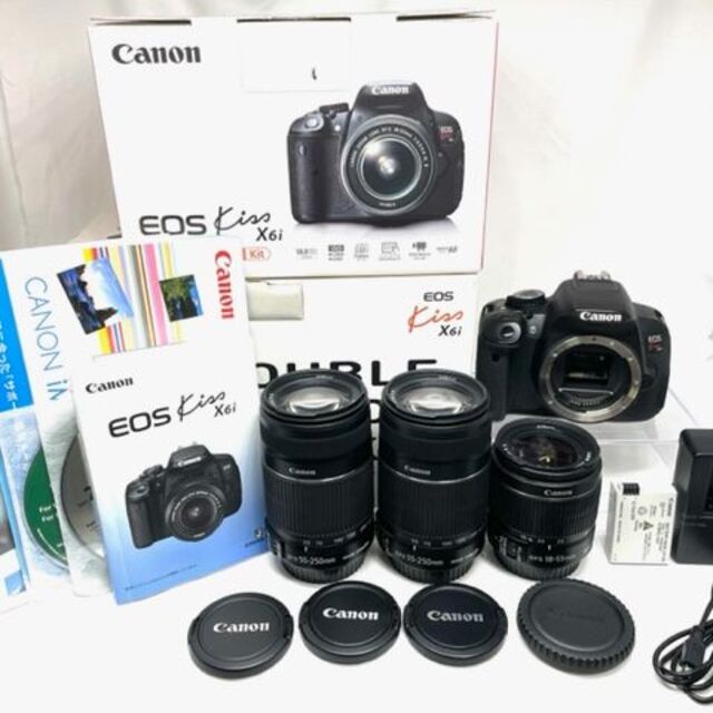 【超特価】Canon EOS X6i トリプルズームキット