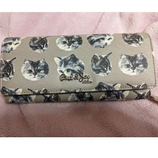 ポール&ジョーシスター(PAUL & JOE SISTER)のポールアンドジョー シスター 猫 総柄 長財布 ねこ(財布)