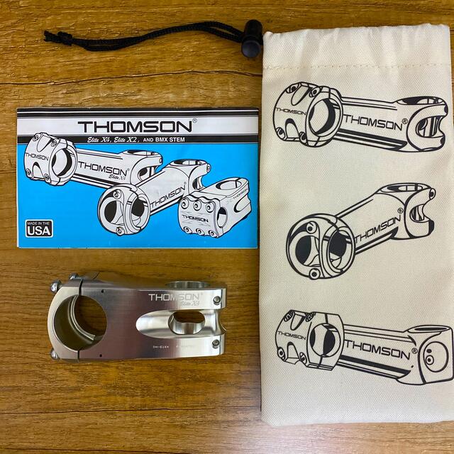 トムソン MTB STEM X4 SILVER THOMSON 60mm自転車