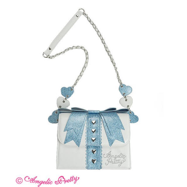 Angelic Pretty(アンジェリックプリティー)のpresent ribbon ポシェット レディースのバッグ(ショルダーバッグ)の商品写真