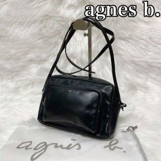 アニエスベー(agnes b.)の美品♡アニエスベー ショルダーバッグ ラージ カメラバッグ アンジェル レザー(ショルダーバッグ)