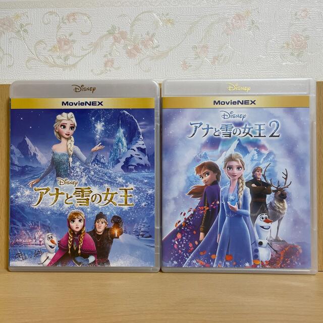 アナと雪の女王(アナトユキノジョオウ)の【新品・未再生】アナと雪の女王1&2☆ブルーレイ2本セット エンタメ/ホビーのDVD/ブルーレイ(キッズ/ファミリー)の商品写真