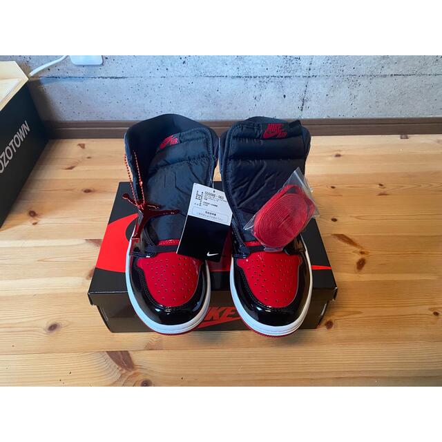 AIR JORDAN 1 HIGH OG PATENT BRED