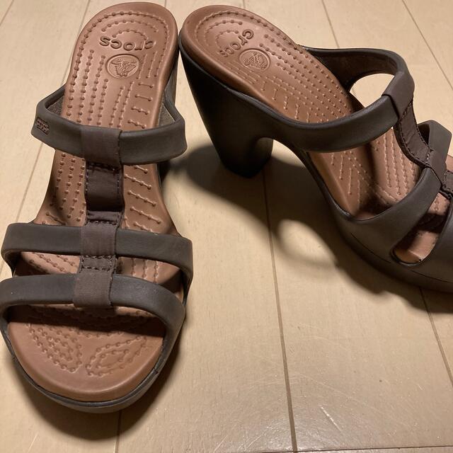 クロックス　crocs 女性用　シューズ　ヒール　サンダル　22cm