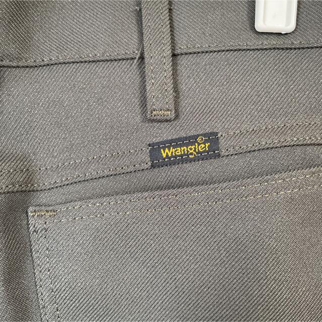 Wrangler(ラングラー)のWrangle ランチャー ドレスジーンズ カーキ グリーン セミフレア メンズのパンツ(スラックス)の商品写真