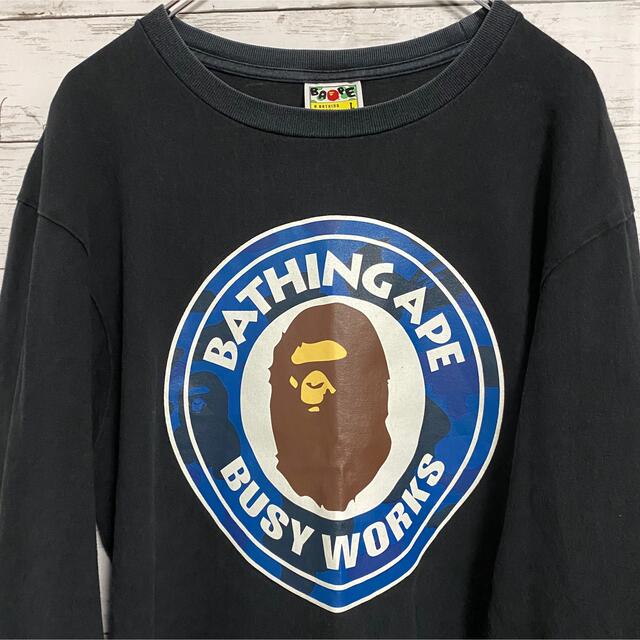 A BATHING APE - A BATHING APE エイプ 長袖Tシャツ ロンT 入手困難