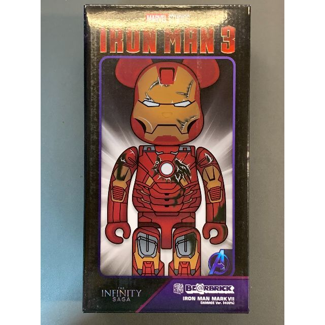 MEDICOM TOY(メディコムトイ)のBE@RBRICK IRON MAN MARK VII DAMAGE 400% エンタメ/ホビーのフィギュア(その他)の商品写真