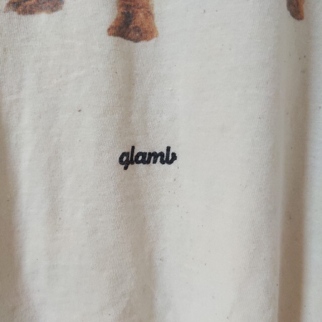 glamb(グラム)のglamb　グラム　ラクダ　ティシャツ　サイズ2 メンズのトップス(Tシャツ/カットソー(半袖/袖なし))の商品写真