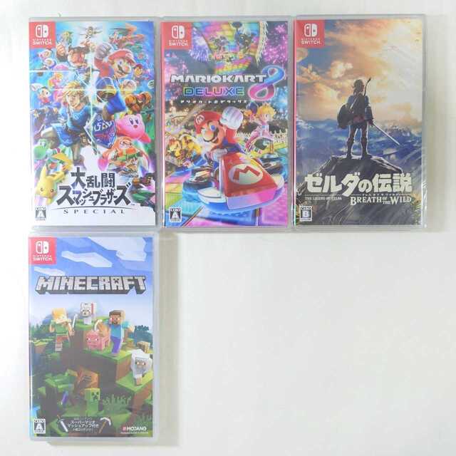 最安値人気 Nintendo Switch ソフト 4本セットの通販 by キャベツ畑 ...