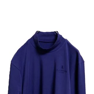 ランバン(LANVIN)の【さんちゃん1229様専用】ハイネックT パープル ブルー 紫 青(Tシャツ/カットソー(七分/長袖))