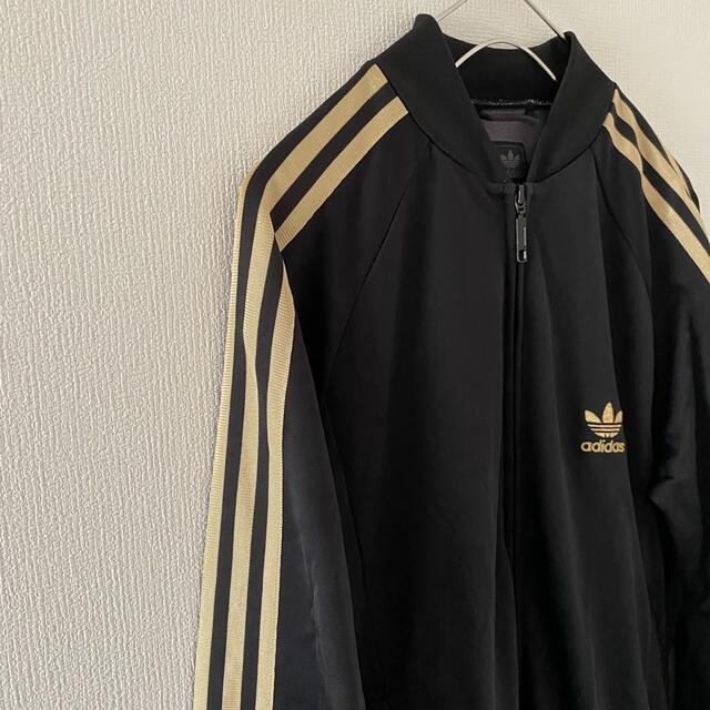 90'sadidasアディダストラックジャケットブラックMatpm黒ジャージ常田