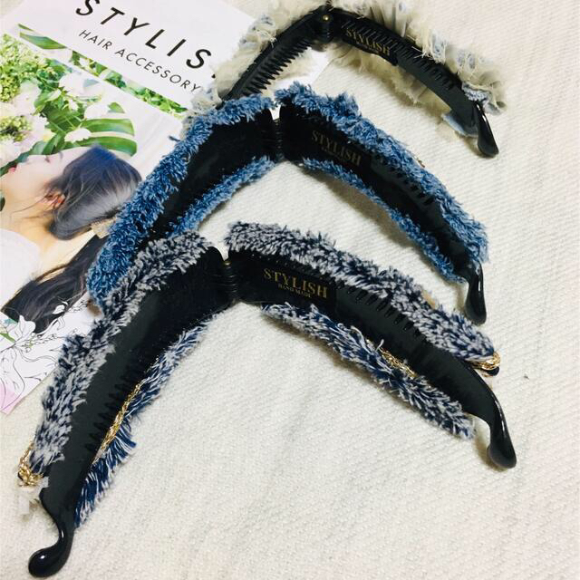 acca(アッカ)の【新品】STYLISH スタイリッシュ  バナナクリップ　３点 レディースのヘアアクセサリー(バレッタ/ヘアクリップ)の商品写真