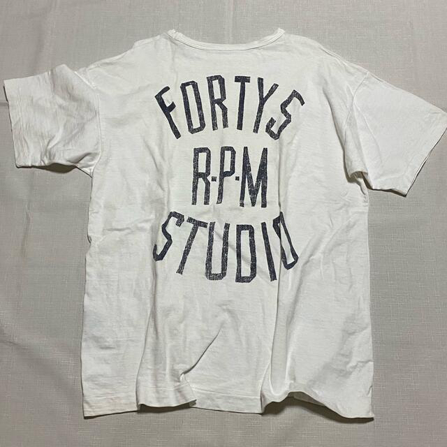 45rpm(フォーティーファイブアールピーエム)の45R☆バックロゴTシャツ メンズのトップス(Tシャツ/カットソー(半袖/袖なし))の商品写真