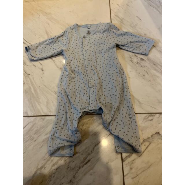 PETIT BATEAU(プチバトー)のプチバトー長袖ロンパース68センチ キッズ/ベビー/マタニティのベビー服(~85cm)(カバーオール)の商品写真